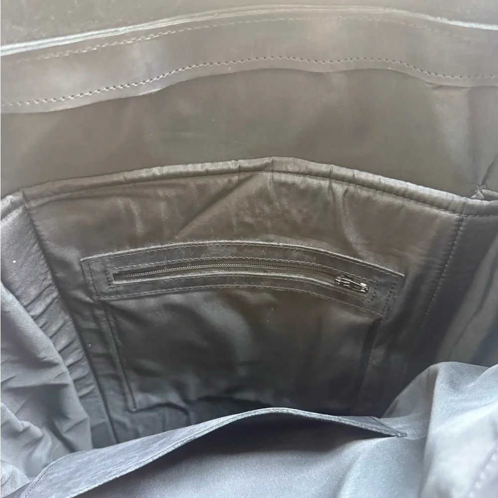 Black Leather Backpack - Sleek Everyday Bag